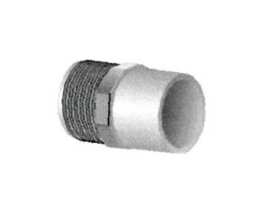 Schedule 80 PVC Male Adapter, 1 1/2 inches - Image 1