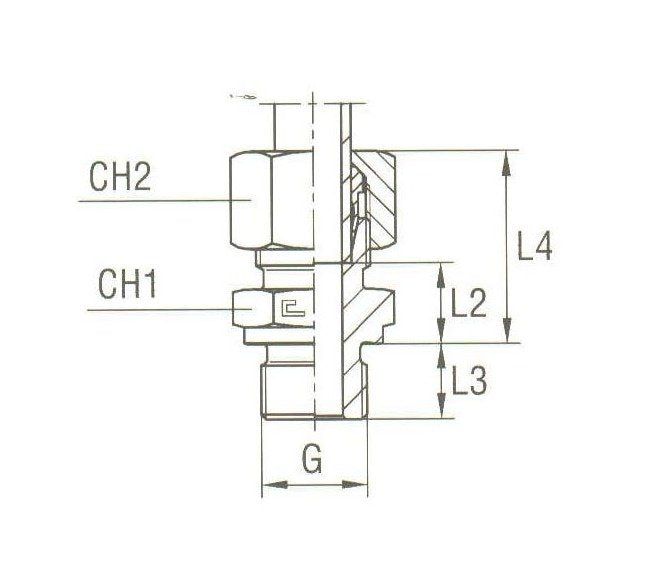 Carbon Steel Male Stud Coupling Thread BSP Parallel Kit - Image 2