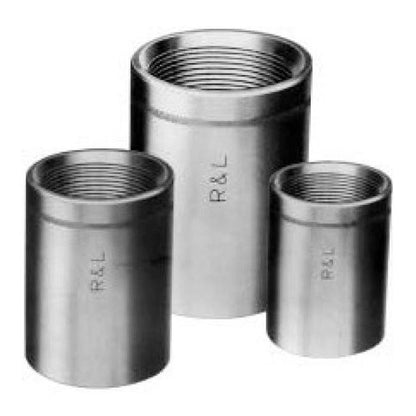 XS Right and Left Steel Couplings, NPS 1 1/2 - Pack of 100 - Image 1