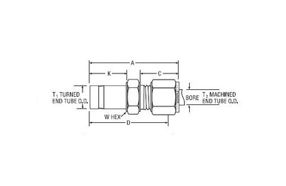 Parker CPI™/A-LOK® Metric Tube End Reducer - Image 2