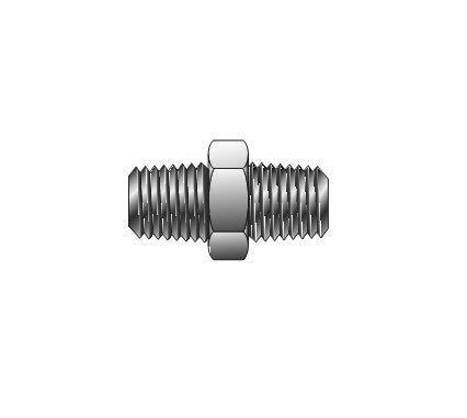 Parker Male Hex Nipple NPT to BSP Taper Fitting - Image 1