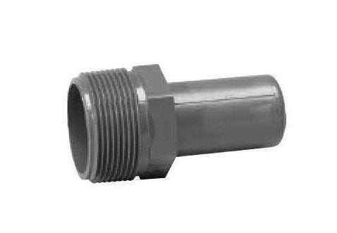 Pool Adapter - PVC Insert Fitting, 1 1/2 x 1 1/4 inches, Schedule 80 - Image 1