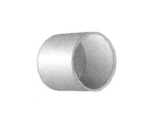 Schedule 80 PVC Cap 3/8 inches Slip Fitting - Image 1