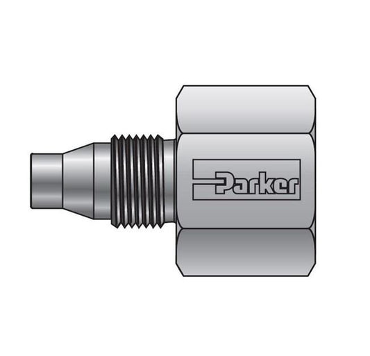 Parker Hannifin GM7 MPI™ Male to Female NPT Medium Pressure Fitting - Image 1