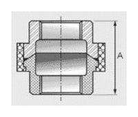 Brass Union Fitting, 3/8 inches