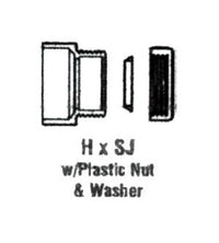 Schedule 80 Trap Adapter with Plastic Nut & Washer