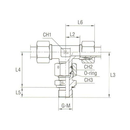 Parker BSPP Male Connector for Metric Tube - Image 1