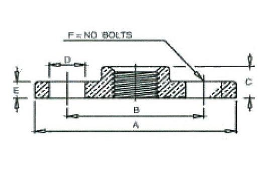 Brass Companion Flange - 1/2 inches Size, Standard Brass Fitting - Image 1