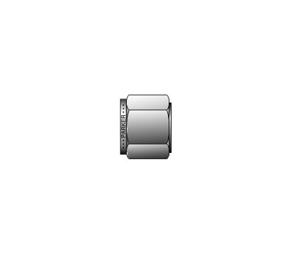 Parker CPI™/A-LOK® Tube Nut for Metric Tube, 15.0 mm - Image 1