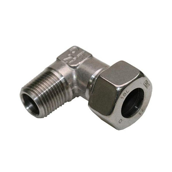 Heavy Duty Male Stud Coupling with O-Ring, Stainless Steel, Metric Parallel - Equipped B4 Ring - Image 1