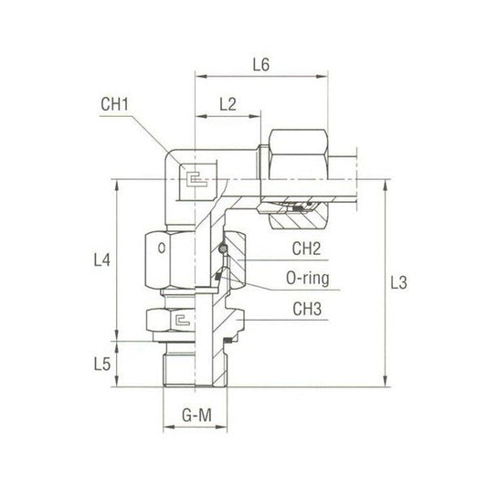 Parker CPI™/A-LOK® BSPP Male Connector for Metric Tube - Image 1