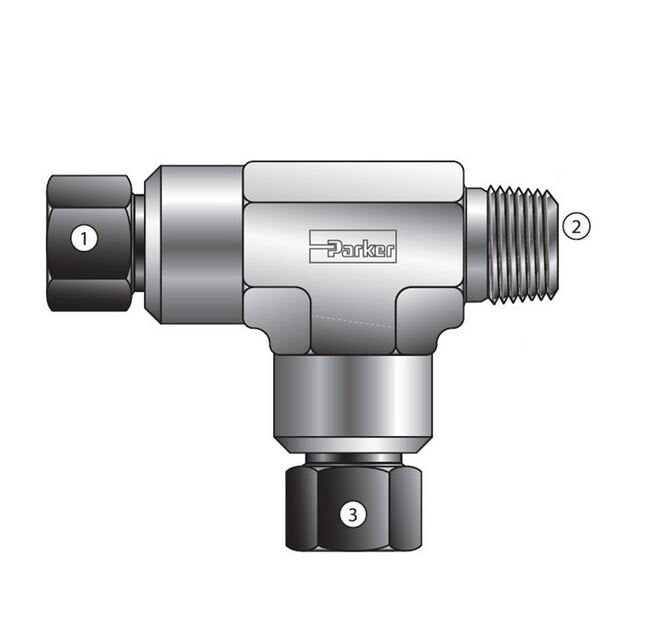 MPI™ to Male Run NPT Tee Fitting - RBMP7 - Image 1