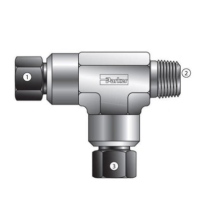 MPI™ to Male Run NPT Tee Fitting - RBMP7 - Image 1