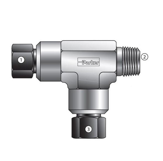 MPI™ to Male Run NPT Tee Fitting - RBMP7 - Image 1