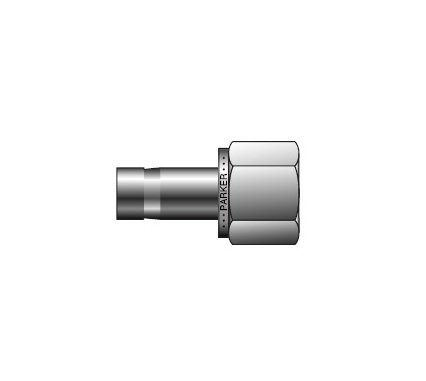 Parker Tube End NPT Female Adapter for Fractional Tube - 2" Tube O.D. - 2" NPT Pipe Thread - Image 1