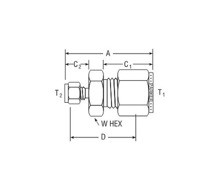 Parker Column End Fitting with Frit for Fractional Tube - Image 2