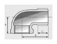 3-inch 90 Degree Street Elbows Brass Fittings