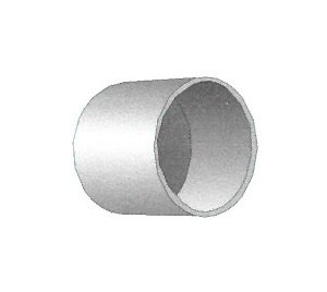 CPVC Schedule 80 Cap - 1/2 inches, Slip Connection, 25-Pack - Image 1