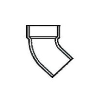 10-Inch 45-Degree PVC Slip x SPG Fitting