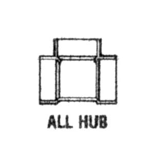 6-Inch PVC DWV Vent Tee - Image 1