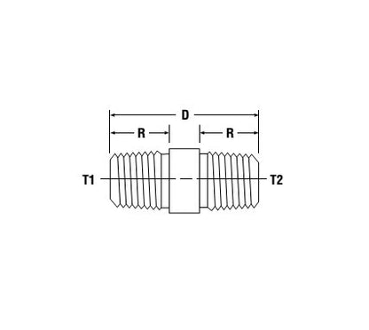 Parker Male Close Nipple MCN Fitting - Image 2