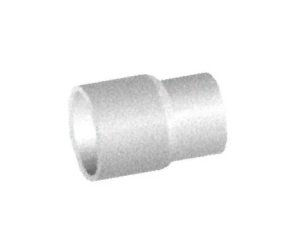 Schedule 40 PVC Reducer Coupling, 1 1/2 x 1 1/4 inches - Image 1
