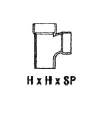 LASCO Schedule 80 PVC Sanitary Tee