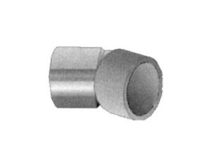 Schedule 80 PVC 30-Degree Elbow Fitting, 6 inches - Image 1