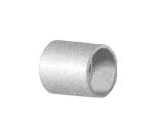 Schedule 80 PVC Coupling - 6 Inches, Slip x Slip, Pack of 5 - Image 1