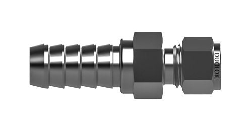 Duolok Brass Hose Barb Connector 1/8" - Image 1