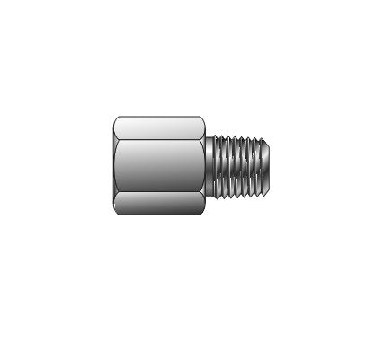 ISO Conversion Adapter: FBSPT x MNPT, Brass/Stainless Steel - Image 1