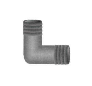 Durable 90-Degree PVC Insert Elbow - 1 Inch - Image 1
