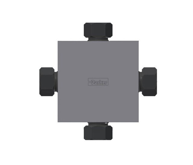 Parker Hannifin KBMP7 MPI™ Union Cross - Medium Pressure Fitting - Image 1