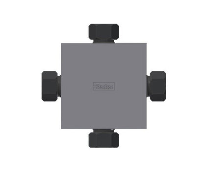 Parker Hannifin KBMP7 MPI™ Union Cross - Medium Pressure Fitting - Image 1