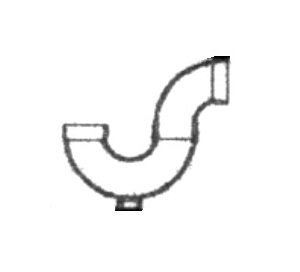 LASCO PVC Schedule 80 Cleanout P-Trap 1 1/2 Inches - Pack of 50 - Image 1