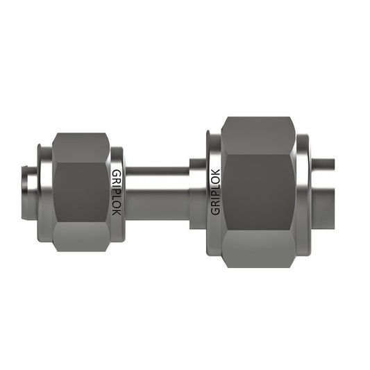 Griplok Dielectric Adapter - 1/2 Tube x 3/8 Dielectric, Brass - Image 1