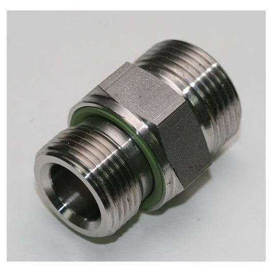 Heavy Duty Male Stud Coupling with Elastomer Seal - Metric Parallel - Image 1