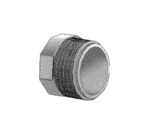 3-in MIPT PVC Plug - Schedule 40 PVC Fitting - Image 1