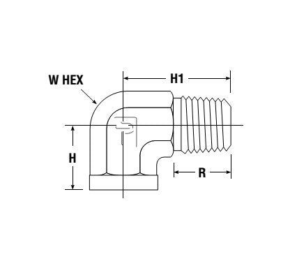 Precision Street Elbow SE Instrumentation Pipe Fitting - Image 2