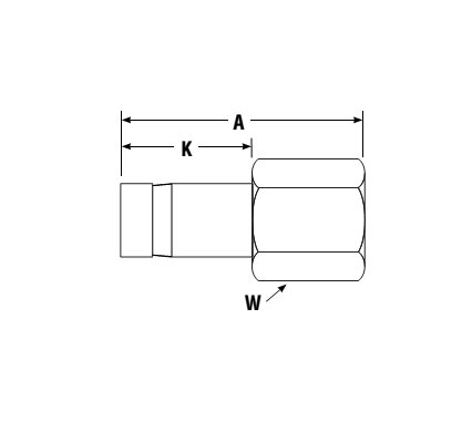 Parker BSPP Female Gauge Adapter Tube Connector 1/4-19 - Image 2
