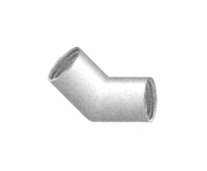 Schedule 80 PVC 45 Degree Elbow Fitting - Image 1