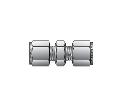 Parker CPI™/A-LOK® HBZ/SC Tube to Tube Union - 14.0mm Metric Tube - Image 1