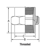 Heavy-Duty Forged Steel Unions - Class 3000, 1/4 NPS