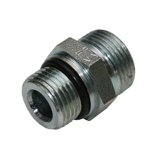 Male Stud Coupling with O-Ring Thread UNF/UN-2A - Stainless Steel Body - Image 1