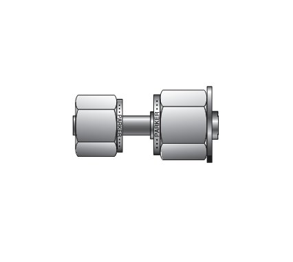 Dielectric Union Adapter for Fractional Tube - Parker CPI™ / A-LOK® Fitting - Image 1