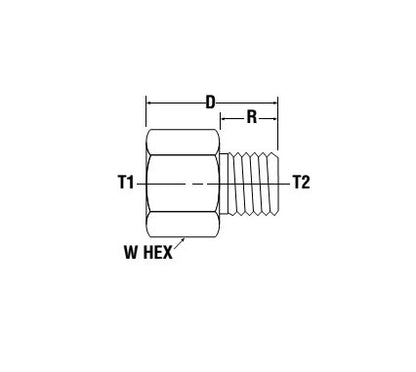 Parker Adapter RA for Fractional Tube - Image 2
