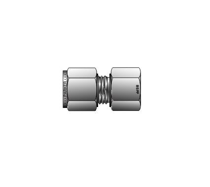 Parker CPI™/A-LOK® BSPP Gauge Connector for Metric Tube - Image 1