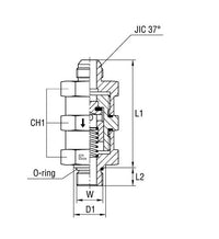 Male Stud Non Return Valve UNF/UN-2A - Heavy Duty