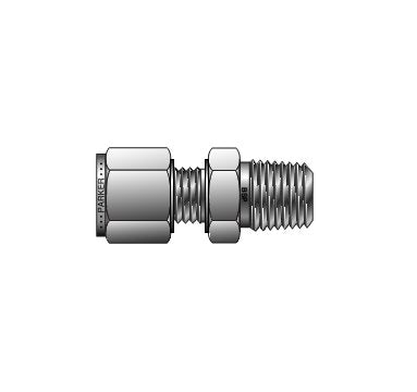 Parker CPI A-LOK Taper Male Connector, Metric Tube, BSP Thread 3/8, 10.0 mm OD - Image 1