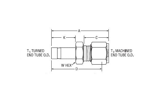 Parker Tube End Converter for Fractional to Metric Tubes - CPI™/A-LOK® Fittings - Image 2